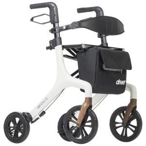 Drive Medical AeroWalk Ultra-Lite Folding Walker with Seat