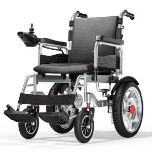 Electric Wheelchairs for Adults, 25+ Miles Long Travel Range, Foldable Motorized Wheelchair, Portable All-TerrainMotorized Wheelchair for The Elderly