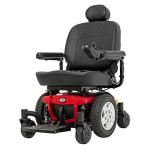 Pride Mobility Jazzy 600 ES Group 2 Power Chair, Nylon, Red, Mid Wheel Drive Power Chair for Adults, 300 lbs. WC, Up to 4 MPH, 24.8 Miles Range Per Charge