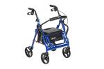 Drive Medical Duet Folding Wheelchair and Walker, Blue