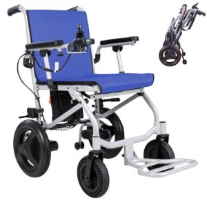 Rubicon DX04 World's Lightest (only 30lbs) Foldable Electric Wheelchair - Travel Size - Airline Approved - User Friendly - 10 mi Cruise Range - Ships from USA - Serviced in USA (Model3)