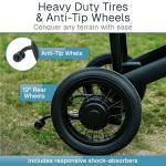 Vive Lightweight Electric Wheelchair for Adults - Foldable Power Wheel Chair - Collapsible, Folding, Ultralight, Motorized, Light Weight Travel Senior Carbon Fiber Mobility Aid - Weighs 35 lbs