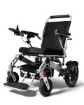 MINTIA 30 Mile Long Travel Range, Lightweight Foldable Electric Wheelchair for Adults Motorized Wheelchair All Terrain Intelligent Power Wheelchair for Seniors Compact Portable Airline Approved