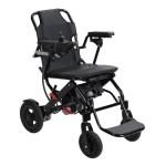 Lightweight Electric Wheelchair for Adults - Foldable Portable Motorized Chair with Large Footrest 12-Mile Range & 500W Dual Motors FAA-Compliant Travel Design for Elderly Disable Black US