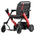 Foldable Electric Wheelchair for Adults & Seniors, Power Wheelchair Walker Combo with Height-Adjustable Handles, Airline Approved, Travel Size, 18 Miles Range, Motorized Wheelchair, Red, Paiseec W1