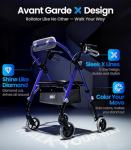 Z11 Rollator Walker with Seat for Seniors