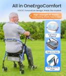 Z11 Rollator Walker with Seat for Seniors