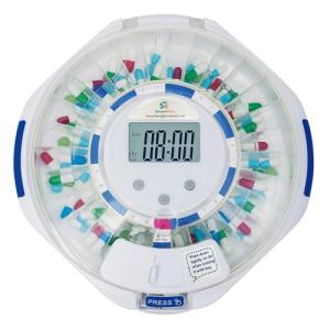 28-Day Automatic Pill Dispenser with Alarms