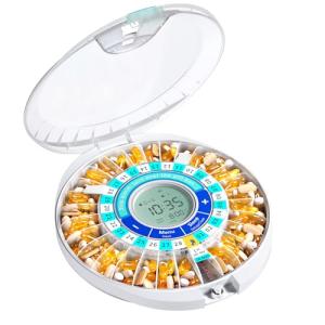 Automatic Pill Dispenser with Alarms for Seniors