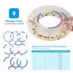 28-Day Bluetooth Pill Dispenser with Alerts