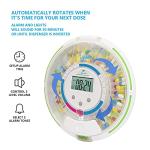 Automatic Pill Dispenser with Alarms and Clear Lid