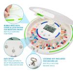 Automatic Pill Dispenser with Alarms and Clear Lid
