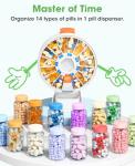 Daviky Large Daily Pill Dispenser and Organizer