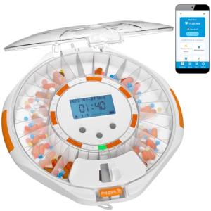 Smart Pill Dispenser with Alarm and WiFi Monitoring