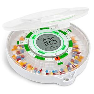 Automatic 28-Day Pill Dispenser with LCD Display