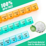 Extra Large 28-Day Pill Organizer with Travel Case