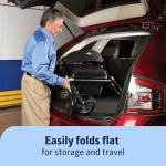 Medline Folding Rollator Walker with Memory Foam Seat