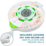 Automatic 28-Day Pill Dispenser with LCD Display