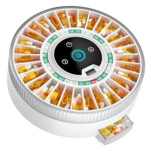 Bluetooth Pill Dispenser with Alarm for Seniors