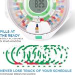 Automatic Pill Dispenser with LCD Display and Lock
