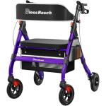 Foldable Rollator Walker for Seniors with Seat
