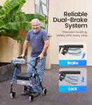 Z11 Rollator Walker with Seat for Seniors