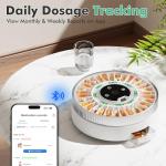 Bluetooth Pill Dispenser with Alarm for Seniors