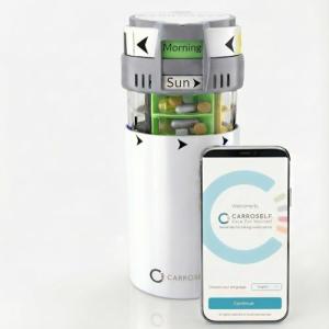Carroself Smart Pill Dispenser with Reminder App