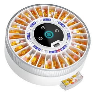 Bluetooth Pill Dispenser with Alarm for Seniors