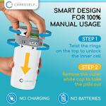 Carroself Smart Pill Dispenser with Reminder App