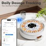 Bluetooth Pill Dispenser with Alarm for Seniors
