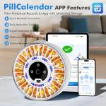 Bluetooth Pill Dispenser with Alarm for Seniors