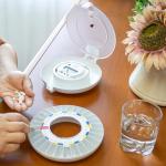 Automatic Pill Dispenser with 24 Daily Alarms
