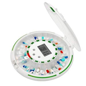 EZILIFE Automatic Pill Dispenser with Alarm and Lock