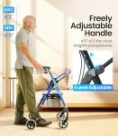 Z11 Rollator Walker with Seat for Seniors