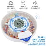 Smart Automatic Pill Dispenser with Alarms and Organizer