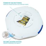 Automatic Pill Dispenser with Alarm and Clear Lid