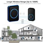 Wireless Caregiver Pager with Long Range SOS Alert