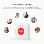 Clouree Wireless Emergency Call Button for Seniors