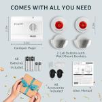 Wireless Caregiver Pager with SOS Alert for Seniors