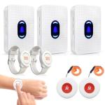 Wireless Caregiver Alert System with SOS Buttons