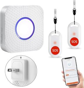 Wireless Caregiver Alert System with Call Buttons