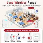 Wireless Caregiver Pager for Elderly Monitoring