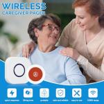 Wireless Emergency Button for Seniors - SOS Alert