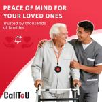 CallToU Wireless Caregiver Alert Button for Seniors