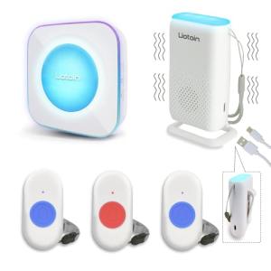 Wireless Caregiver Call Button with 3 Transmitters