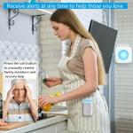 Wireless Caregiver Call Button with 3 Transmitters