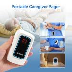 Caregiver Pager with Vibration and Call Buttons