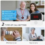 Wireless Caregiver Pager Button for Seniors