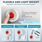 Caregiver Pager for Seniors with 6 Call Buttons